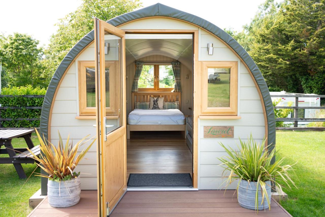 ホテル Glamping At South Lytchett Manor プール エクステリア 写真