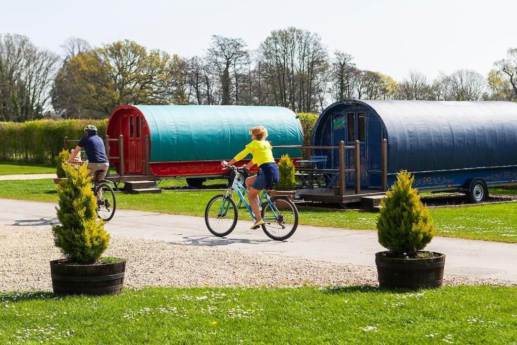 ホテル Glamping At South Lytchett Manor プール エクステリア 写真